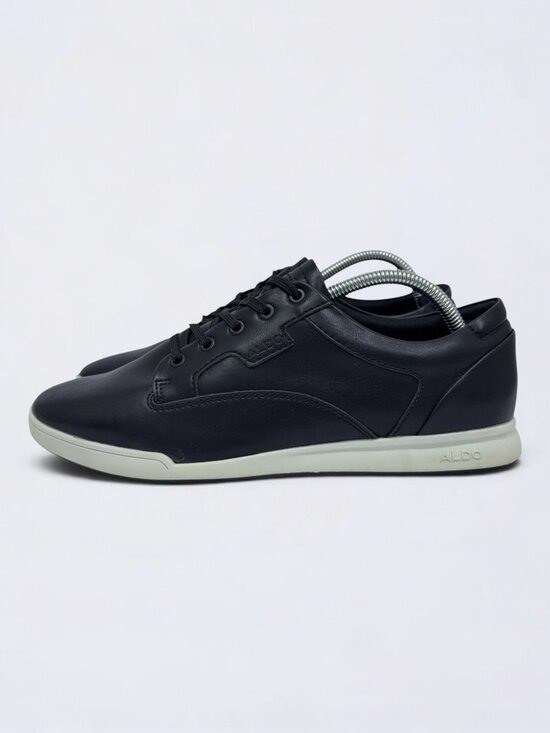 Aldo Abel Casual Shoes Men\'s Size 9.5 Black White Leather Lace Up Sneakers main image 7